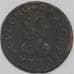 Франция Домб Гастон монета 2 денье 1641 VG арт. 43330