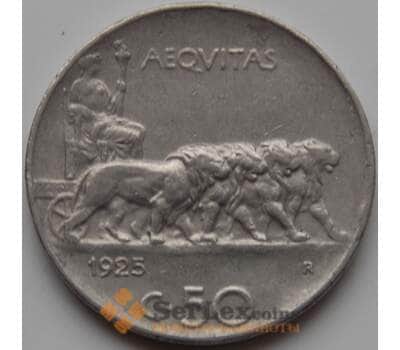 Монета Италия 50 чентезимо 1919-1925 КМ61 VF арт. 7983