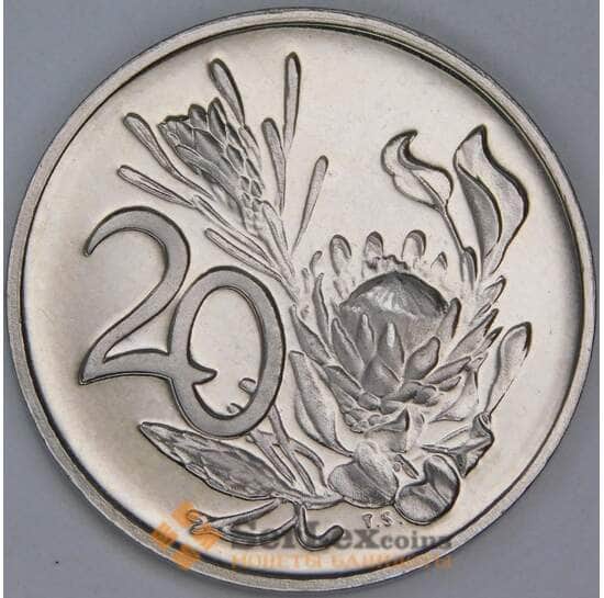 Южная Африка ЮАР 20 центов 1975 КМ86 Proof арт. 57094 Южная Африка ЮАР 20 центов 1975 КМ86 Proof арт. 57094