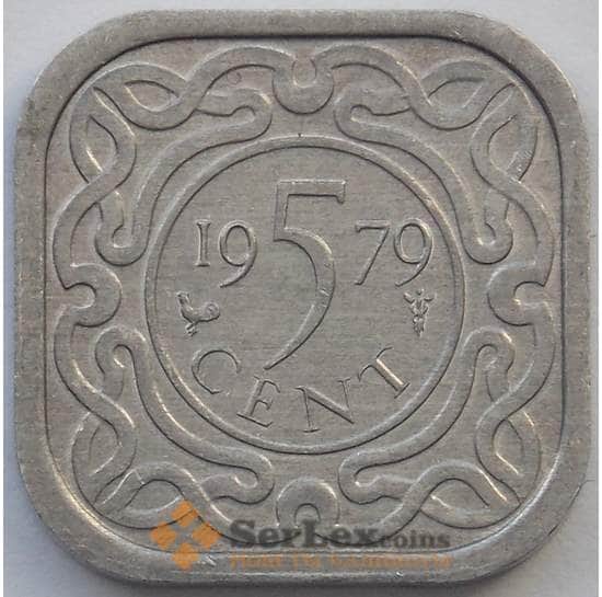 Суринам 5 центов 1979 КМ12а UNC (J05.19) арт. 17454