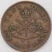 Монета Канада Уппер 1/2 пенни 1857 Tn2  арт. 28934