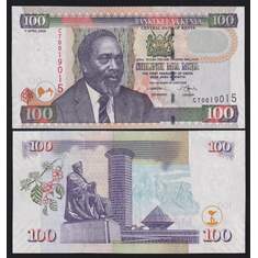 Кения 100 шиллингов 2006 Р48b UNC арт. 52988