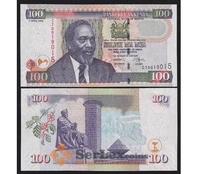 Кения 100 шиллингов 2006 Р48b UNC арт. 52988