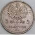 Польша монета 5 злотых 1928 Y18 F арт. 47561