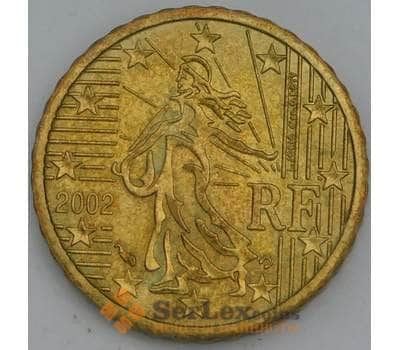 Монета Франция 10 евроцентов 2002 КМ1285 XF арт. 39033