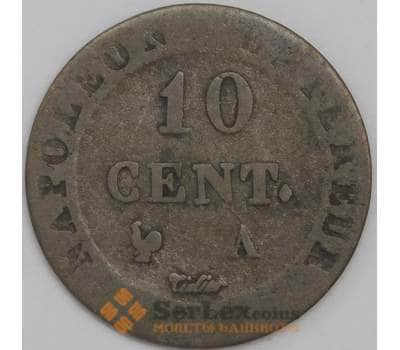 Франция монета 10 сантимов 18** КМ676 VG Наполеон арт. 43335