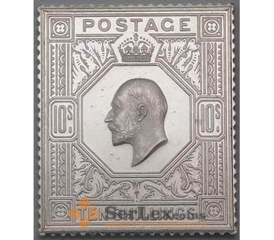 Реплика в серебре 925 пробы марки Англии 10 шиллингов #10 20,79 гр. арт. 29550