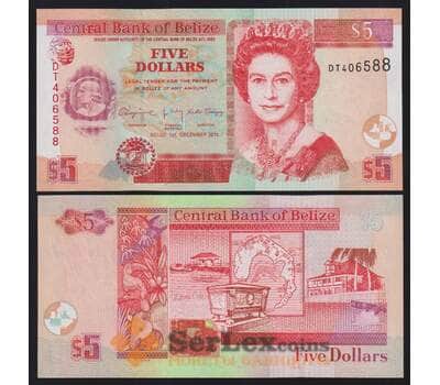 Белиз 5 долларов 2015 Р67f UNC арт. 53042