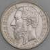 Бельгия монета 1 франк 1887 КМ29 aUNC DER BELGEN арт. 46063
