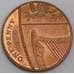 Великобритания монета 1 пении 2010 КМ1107 аUNC арт. 45915