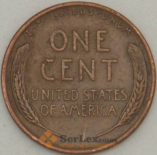 США 1 цент 1944 КМ132 XF арт. 18892