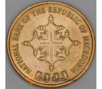 Монета Македония 1 денар 2000 КМ27 UNC арт. 29059