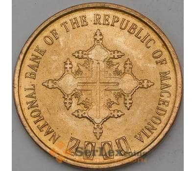 Монета Македония 1 денар 2000 КМ27 UNC арт. 29059