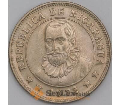Никарагуа монета 25 сентаво 1972 КМ18.3 UNC арт. 44803