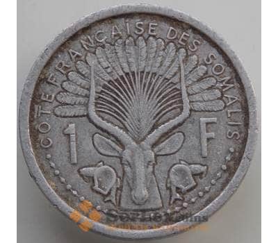 Монета Французское Сомали 1 франк 1959 КМ8 VF арт. 14578