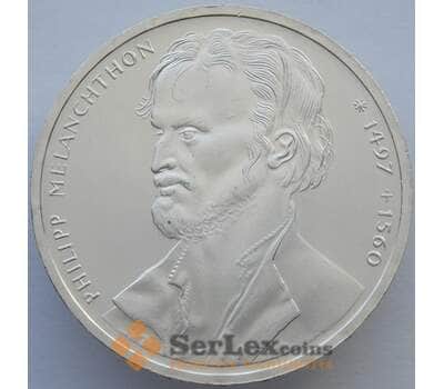 Монета Германия 10 марок 1997 КМ189 UNC Филипп Меланхтон Серебро  (J05.19) арт. 16264