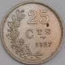 Люксембург монета 25 сантимов 1927 КМ37 AU  арт. 42789