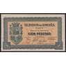 Испания 100 песет 1937 РR17 XF Хихон. Гражданская война арт. 50351