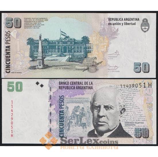 Аргентина банкнота 50 песо 2014 Р356 UNC арт. 43768