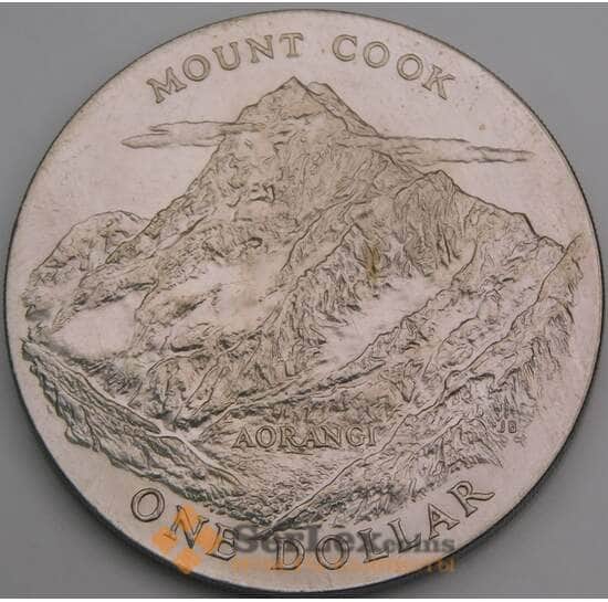 Новая Зеландия 1 доллар 1970 КМ42 AU Горы Кука арт. 13960