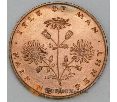 Мэн 1/2 пенни 1971 КМ19 UNC арт. 56036