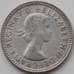 Монета Австралия 6 пенсов 1960 КМ58 XF арт. 12297