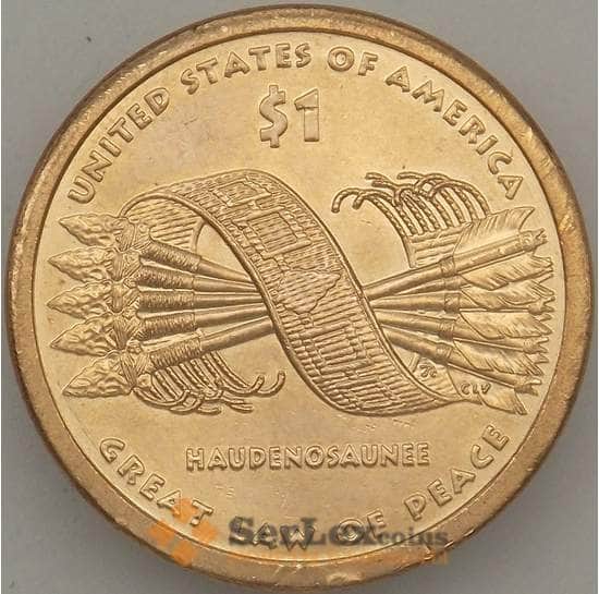 США 1 доллар 2010 Сакагавея - Стрелы UNC  (ЗСГ) арт. 18968