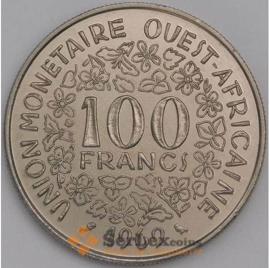 Западная Африка 100 франков 1969 КМ4 UNC арт. 38825