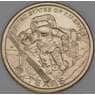 США 1 доллар 2025 UNC P №29 Техас - Космический центр Джонсона, Космос арт. 53910