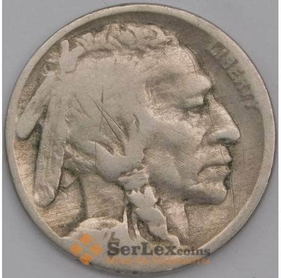 США монета 5 центов 1923 KM134 F арт. 38205
