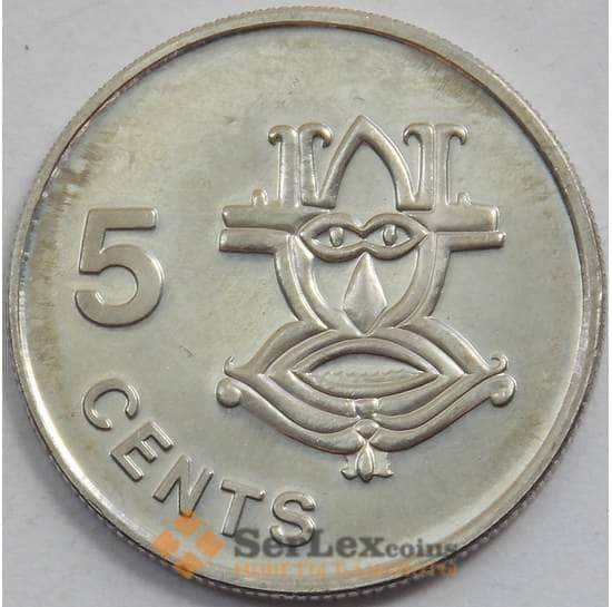 Соломоновы острова 5 центов 2005 КМ26а UNC (J05.19) арт. 15771