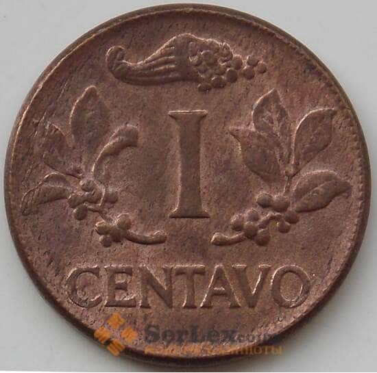 Колумбия 1 cентаво 1964 КМ205 aUNC арт. 14158