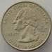 Монета США 25 центов 2002 P КМ332 aUNC Огайо арт. 15419