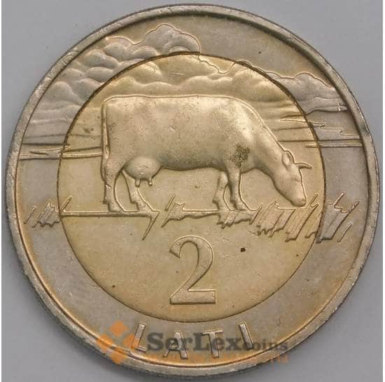 Латвия монета 2 лата 1999 КМ38 AU арт. 43344