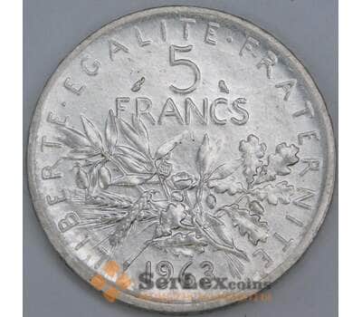 Франция 5 франков 1963 КМ926 AU арт. 57301