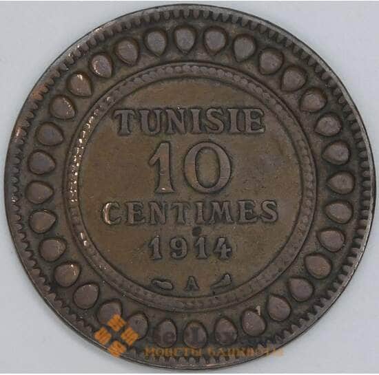 Тунис 10 сантимов 1914 КМ236 VF арт. 55210