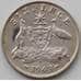 Монета Австралия 6 пенсов 1943 D КМ38 AU арт. 12300