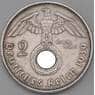 Германия 2 марки 1939 A КМ487 VF арт. 26451