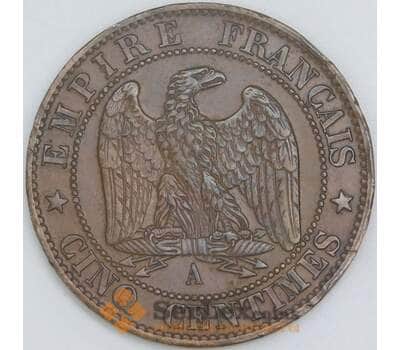 Монета Франция 5 сантимов 1862 A КМ797 XF арт. 11967