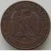 Монета Франция 5 сантимов 1862 A КМ797 XF арт. 11967