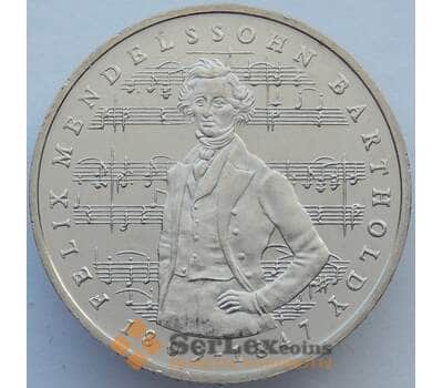 Монета Германия 5 марок 1984 КМ161 UNC Феликс Мендельсон (J05.19) арт. 16299