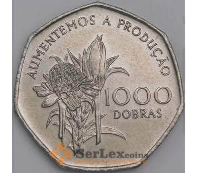 Сан-Томе и Принсипи монета 1000 добра 1997 КМ90 UNC арт. 42372