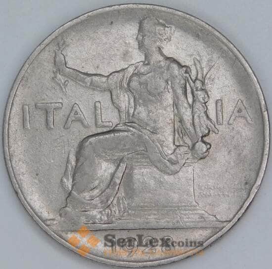 Италия 1 лира 1928 КМ62 VF арт. 56548