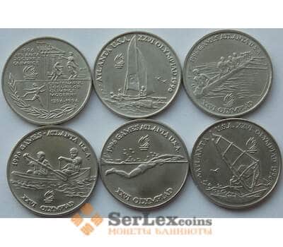Монета Румыния 10 лей 1996 UNC Олимпийские игры Атланта (J05.19) арт. 15516