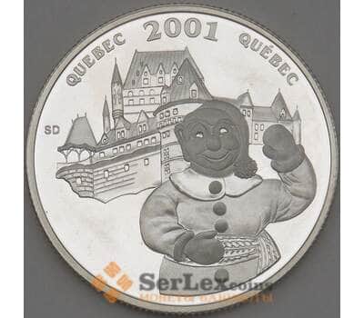 Монета Канада 50 центов 2001 КМ420 Proof Квебер Олимпийская деревня (n17.19) арт. 21530
