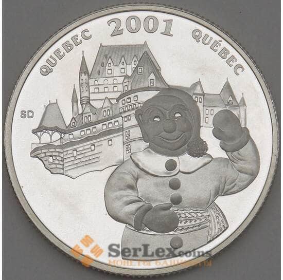 Канада 50 центов 2001 КМ420 Proof Квебер Олимпийская деревня (n17.19) арт. 21530