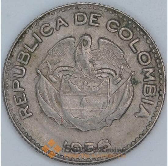 Колумбия 10 сентаво 1956 КМ212 XF арт. 57206