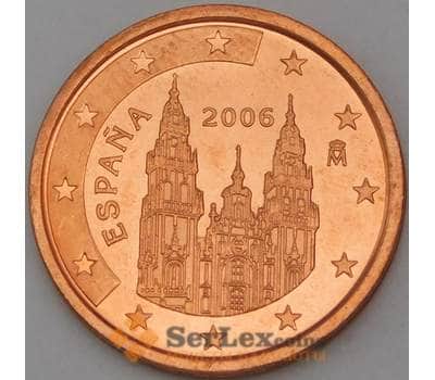 Монета Испания 2 евроцента 2006 BU из набора арт. 28743