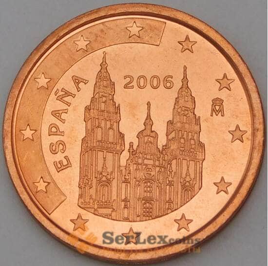 Испания 2 евроцента 2006 BU из набора арт. 28743