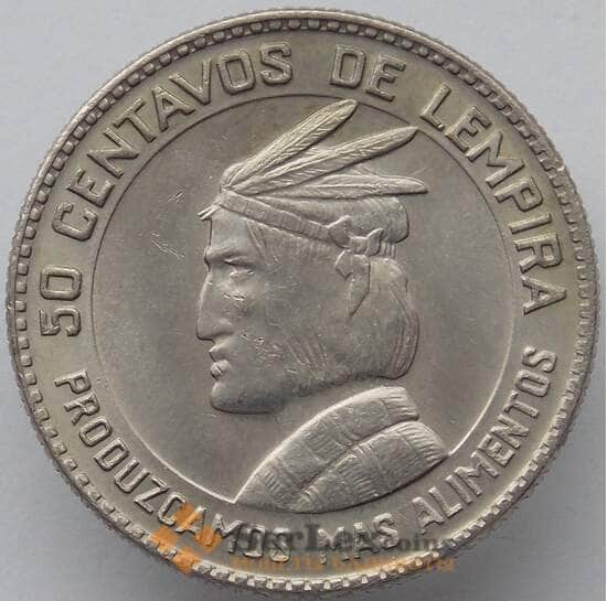 Гондурас 50 сентаво 1973 КМ82 UNC (J05.19) арт. 16871